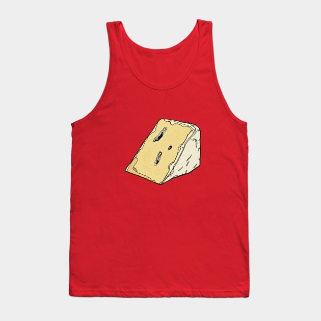 Blue Cheese Tank Top by minniemorrisart